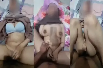 Ukhty Hijab Digenjot Memek Basah Mendesah Keenakan